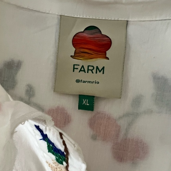 ❤️ Offers FARM Rio White Embroidered Mini Dress - Picture 7 of 7